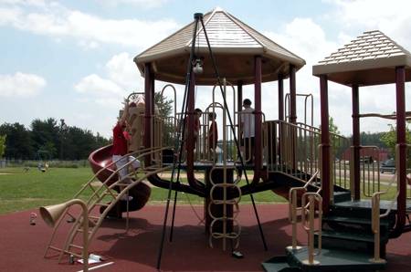 Civitan Park, etawawa, Ontario, Everplay insitu playground surfacing installation